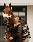 Kentucky Horsewear Nylon Sheepskin Halter Soft, Natural