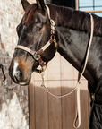 Kentucky Horsewear Plaited Nylon Horse Lead, Beige