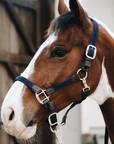 Kentucky Horsewear Plaited Nylon Halter, Navy