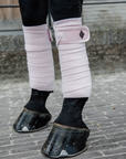 Kentucky Horsewear Polar Fleece Bandage Velvet Pearls, Soft Rose, Full