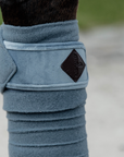 Kentucky Horsewear Polar Fleece Bandages Velvet, Light Blue