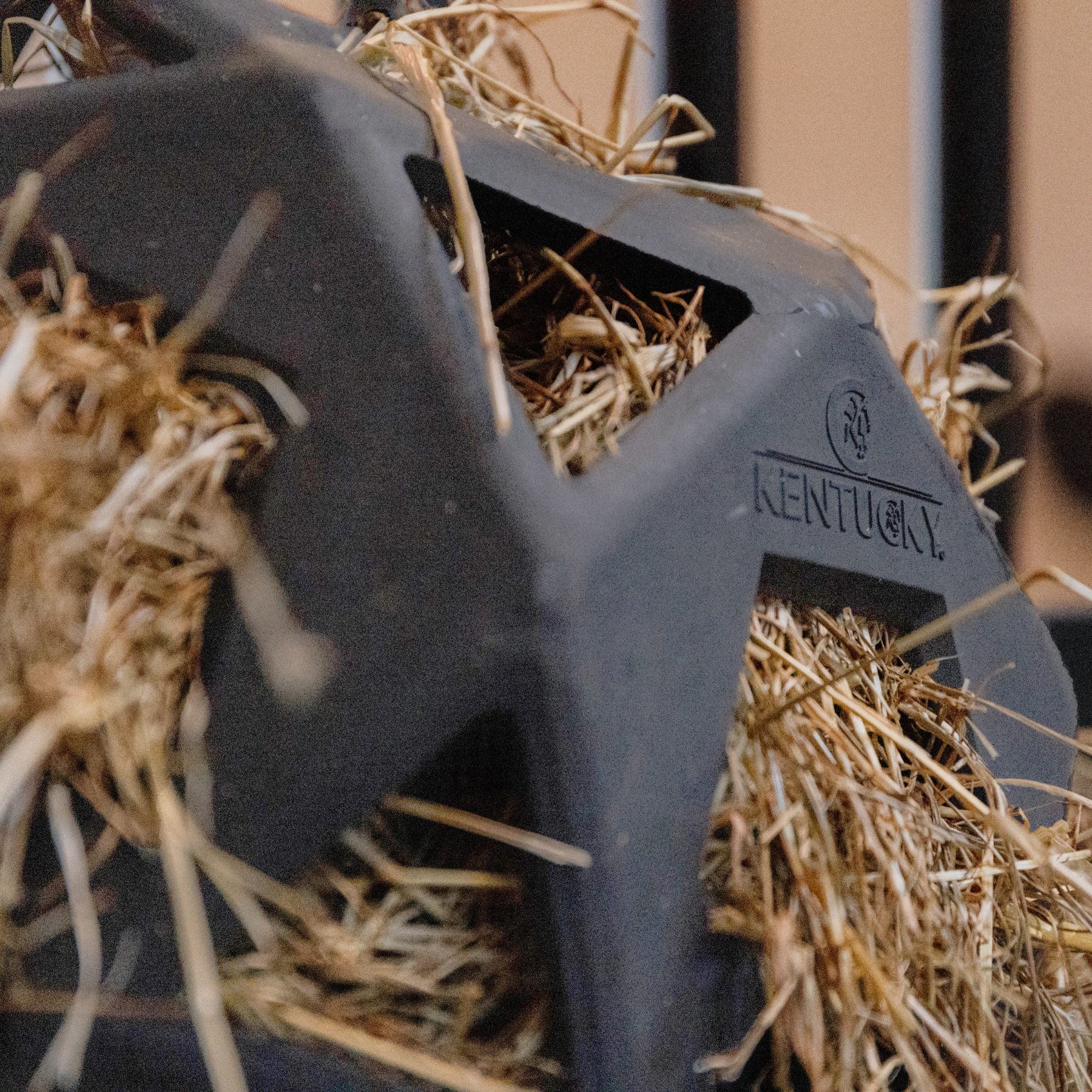 Kentucky Horsewear Relax Horse Play & Hay Ball, Gray