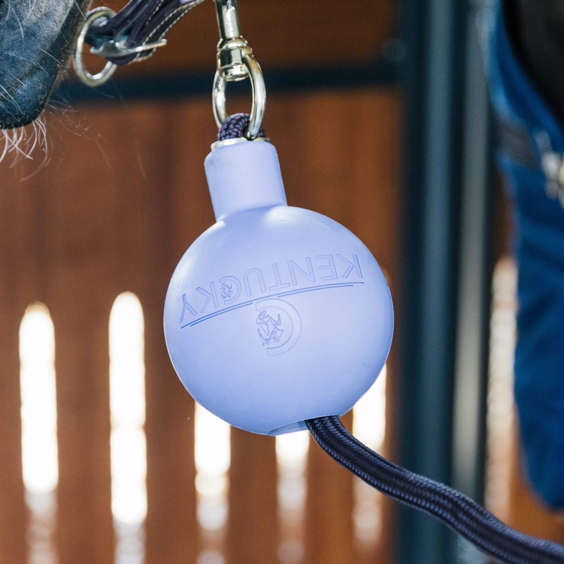 Kentucky Horsewear Rubber ball Protection for Wall and Lead, Lavender