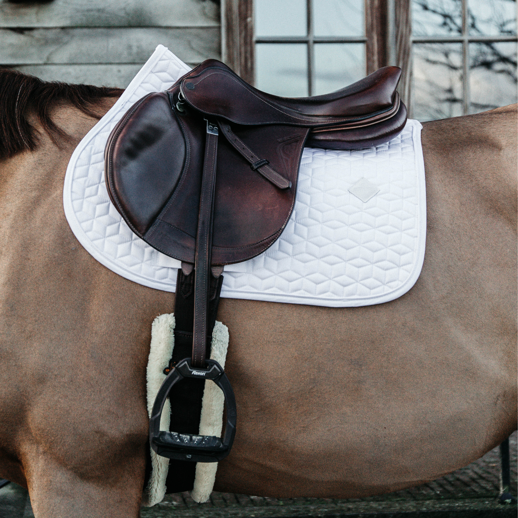 Kentucky Horsewear Saddle Pad Classic Jumping, White