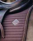 Kentucky Horsewear Saddle Pad Pearls Jumping Brown Edition