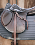 Kentucky Horsewear Saddle Pad Pearls Jumping Grey Edition