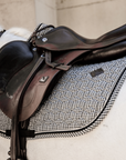 Kentucky Horsewear Saddle Pad Pied-de-Poule Dressage, Black