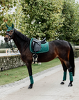 Kentucky Horsewear Saddle Pad Velvet Dressage Dark Green Edition