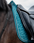 Kentucky Horsewear Saddle Pad Velvet Dressage Emerald Edition