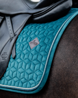 Kentucky Horsewear Saddle Pad Velvet Dressage Emerald Edition