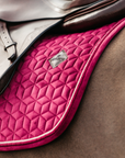 Kentucky Horsewear Saddle Pad Velvet Dressage Fuchsia Edition