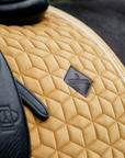 Kentucky Horsewear Saddle Pad Velvet Dressage Mustard Edition