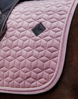 Kentucky Horsewear Saddle Pad Velvet Dressage Old Rose Edition