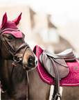 Kentucky Horsewear Saddle Pad Velvet Jumping Fuchsia Edition