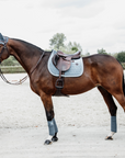 Kentucky Horsewear Saddle Pad Velvet Jumping Light Blue Edition
