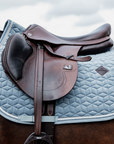 Kentucky Horsewear Saddle Pad Velvet Jumping Light Blue Edition