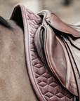 Kentucky Horsewear Saddle Pad Velvet Jumping Light Purple Edition