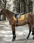 Kentucky Horsewear Saddle Pad Velvet Jumping Mustard Edition