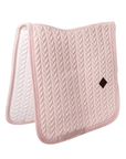 Kentucky Horsewear Saddle Pad Velvet Mini Pearls Dressage, Old Rose