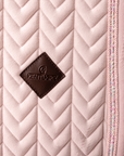 Kentucky Horsewear Saddle Pad Velvet Mini Pearls Dressage, Old Rose