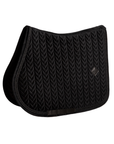 Kentucky Horsewear Saddle Pad Velvet Mini Pearls Jumping, Black