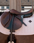 Kentucky Horsewear Saddle Pad Velvet Mini Pearls Jumping, Old Rose