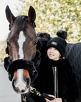 Kentucky Horsewear Sheepskin Shipping Halter, Black