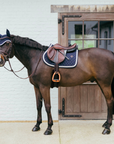Kentucky Horsewear Soundless Fly Veil Wellington with Plaited Cord, Navy