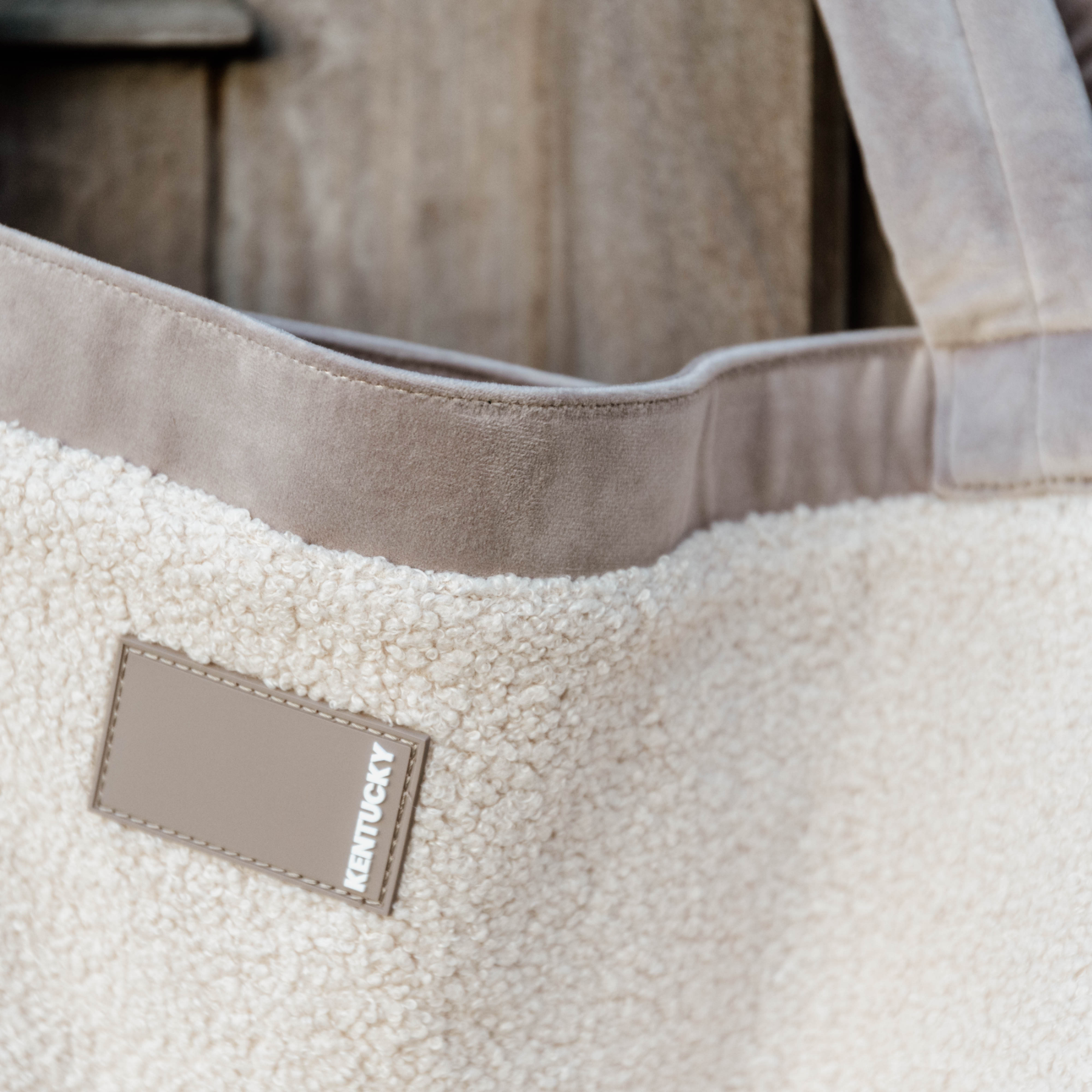 Kentucky Horsewear Teddy Fleece Bag, Beige
