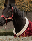Kentucky Horsewear Velvet Halter, Bordeaux