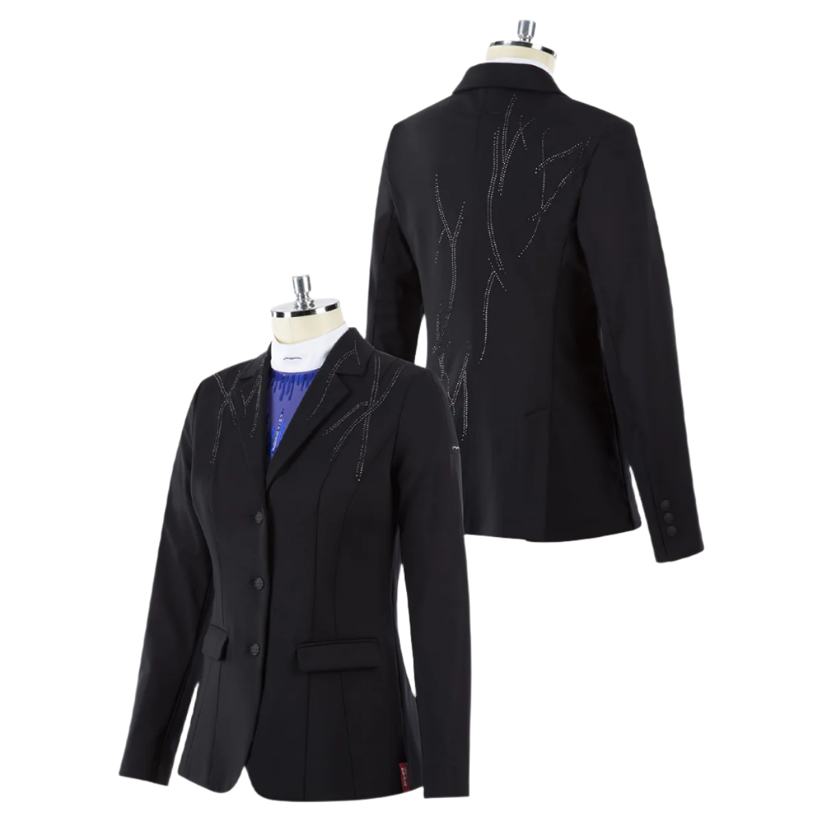 Animo Italia Loretta Woman's Show Coat, Black