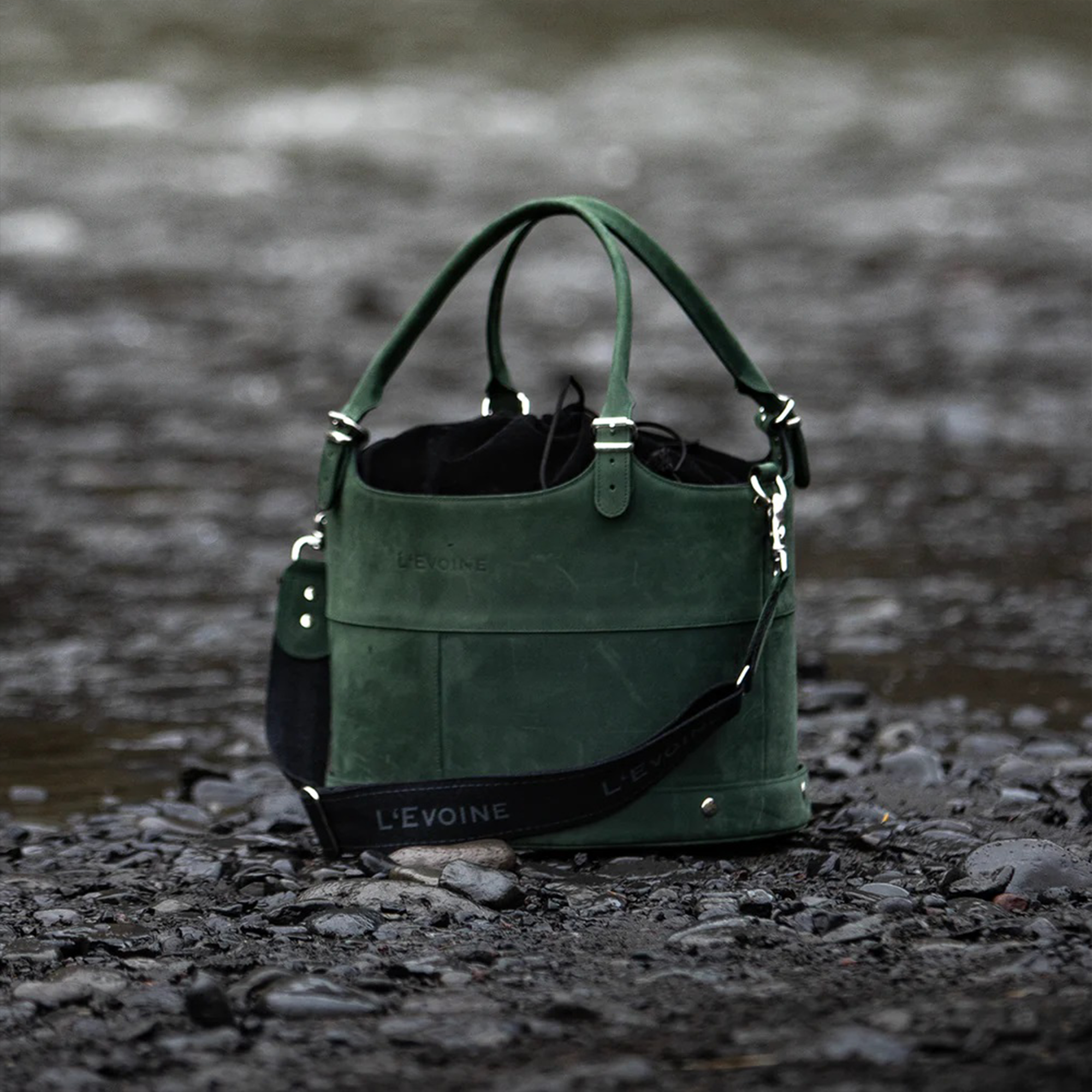 L'Evoine Le Baquet Cleaning Bag, Emerald Green
