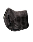 L'Evoine Alpaca Jump Saddle Pad, Espresso