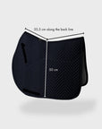 L'Evoine Alpaca Jump Saddle Pad, Espresso