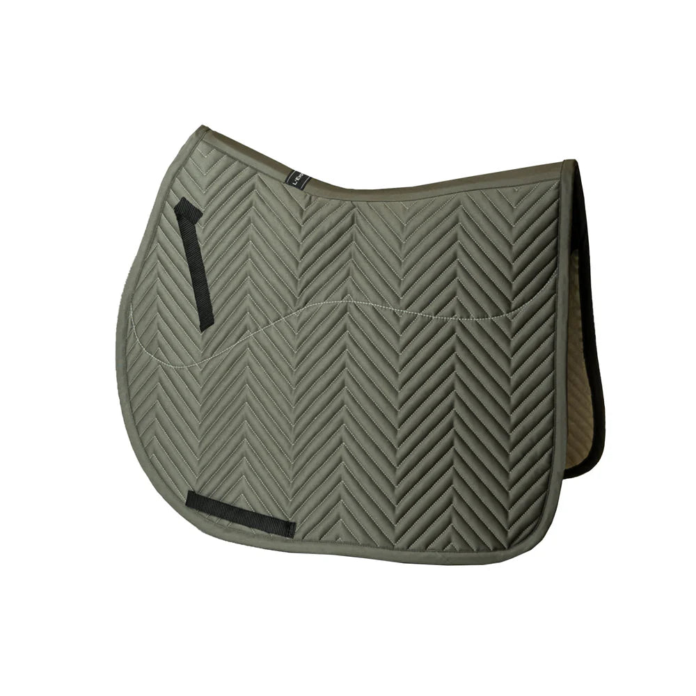 L'Evoine Alpaca Jump Saddle Pad, Forest