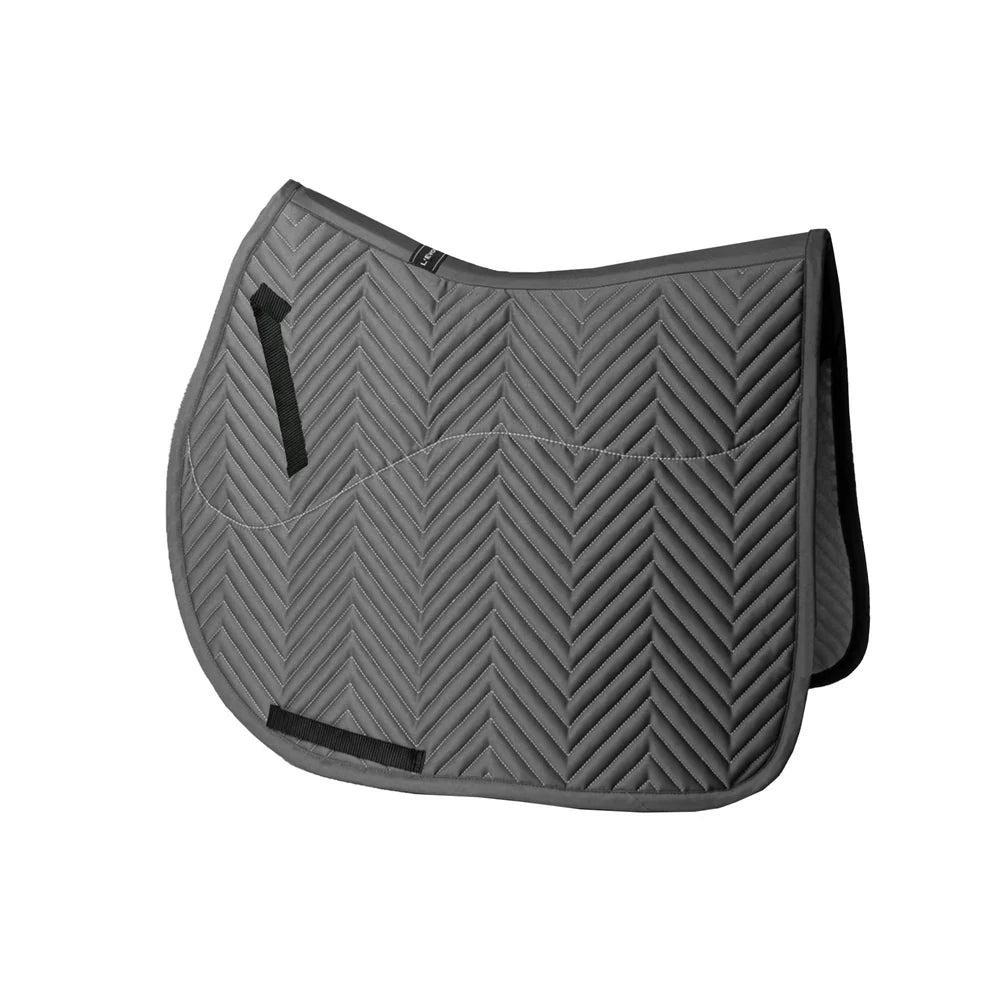 L'Evoine Alpaca Jump Saddle Pad, Gray