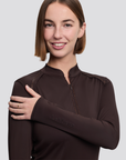 LeMieux Brilliance Heyden Ladies Lightweight Base Layer, Espresso