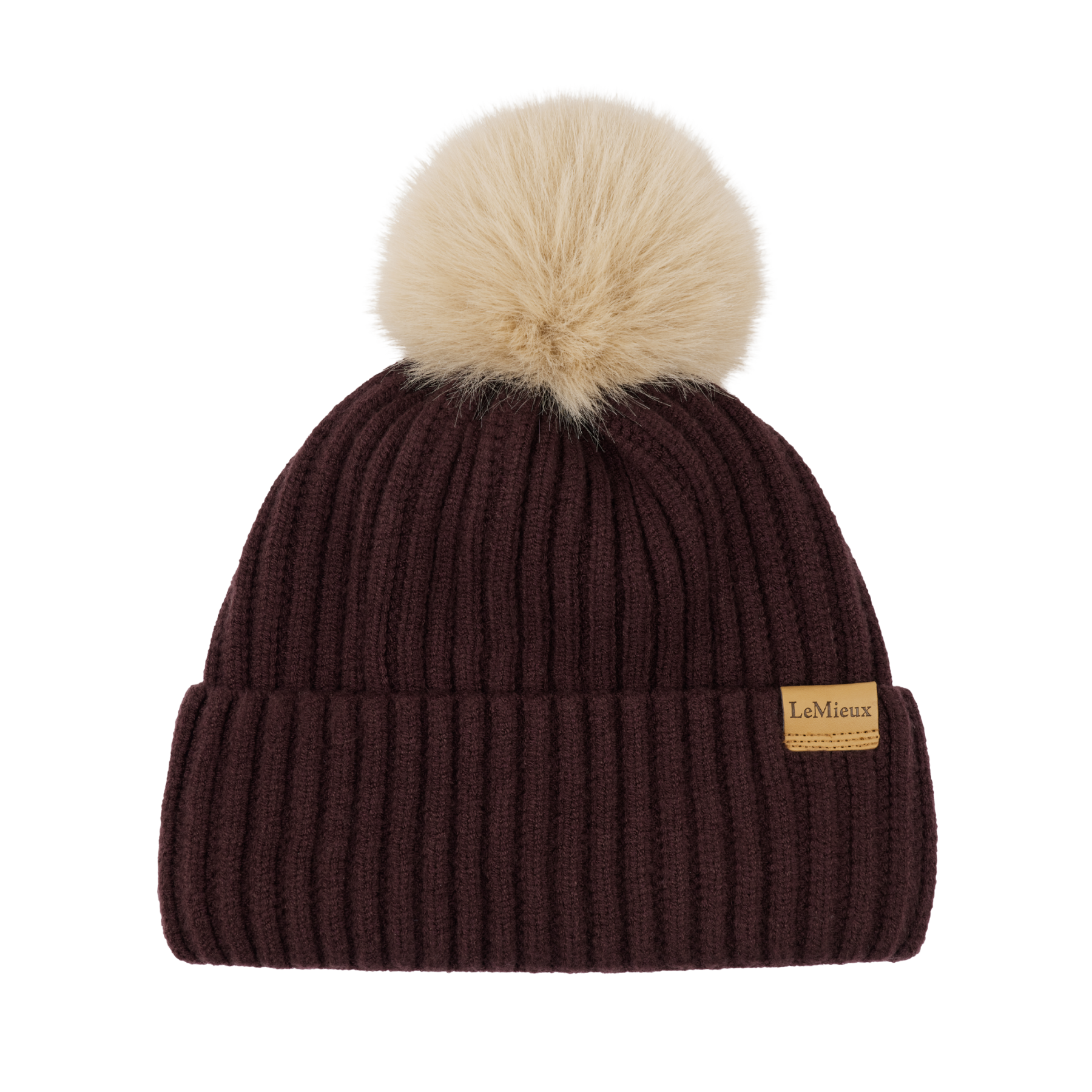 LeMieux Clara Rib Beanie, Damson