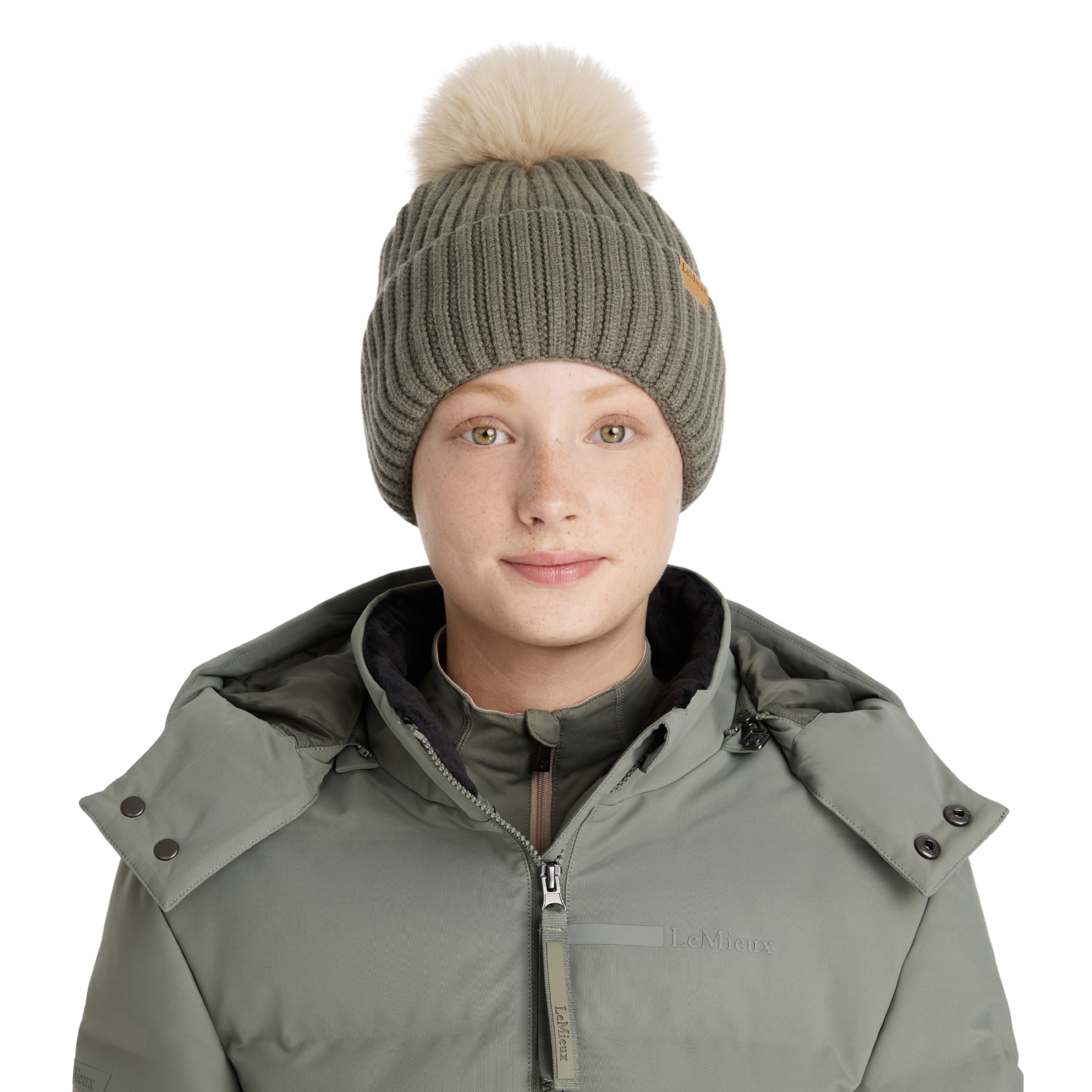 LeMieux Clara Rib Beanie, Rosemary
