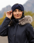 LeMieux Clara Rib Knot Headband, Navy