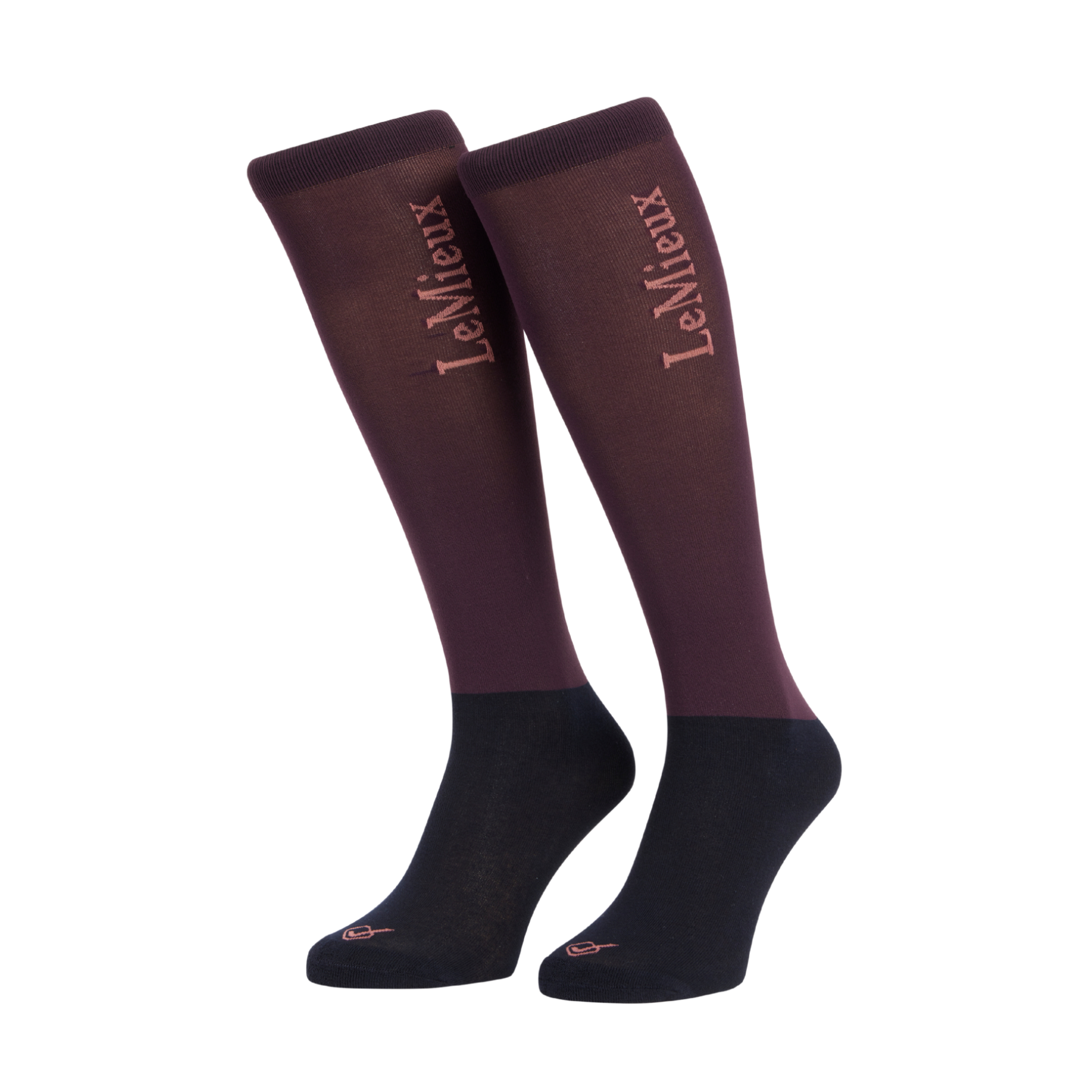 LeMieux Competition Socks 2 Pack, Damson
