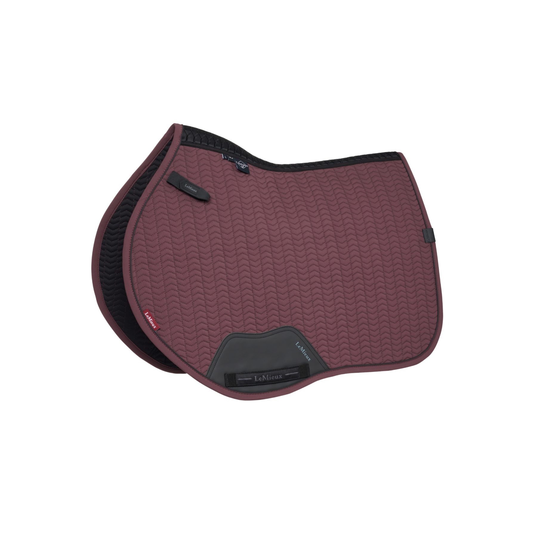 LeMieux Finesse EuroJump Saddle Pad, Damson