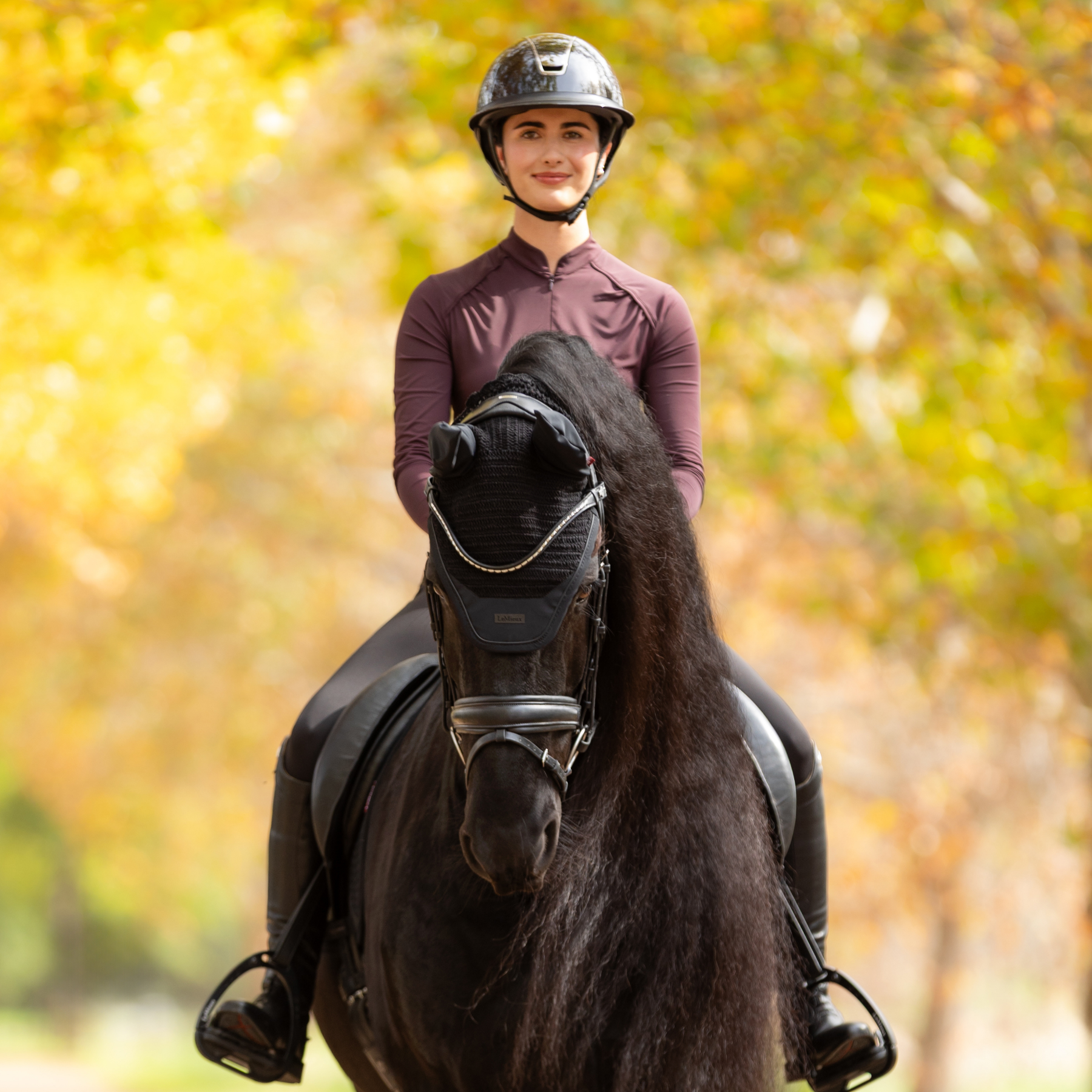 LeMieux Finesse Fly Hood, Black