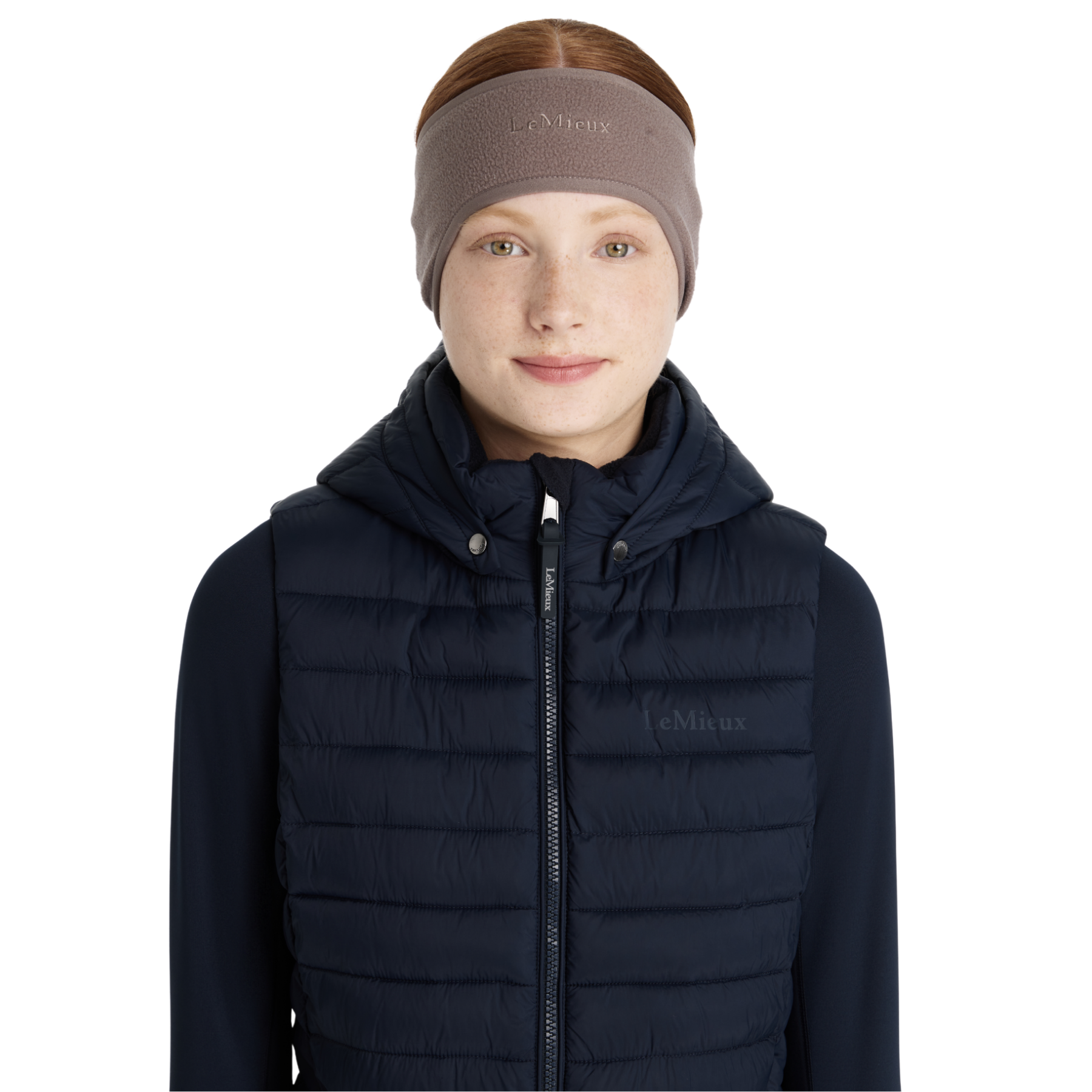 LeMieux Fleece Earwarmer, Walnut