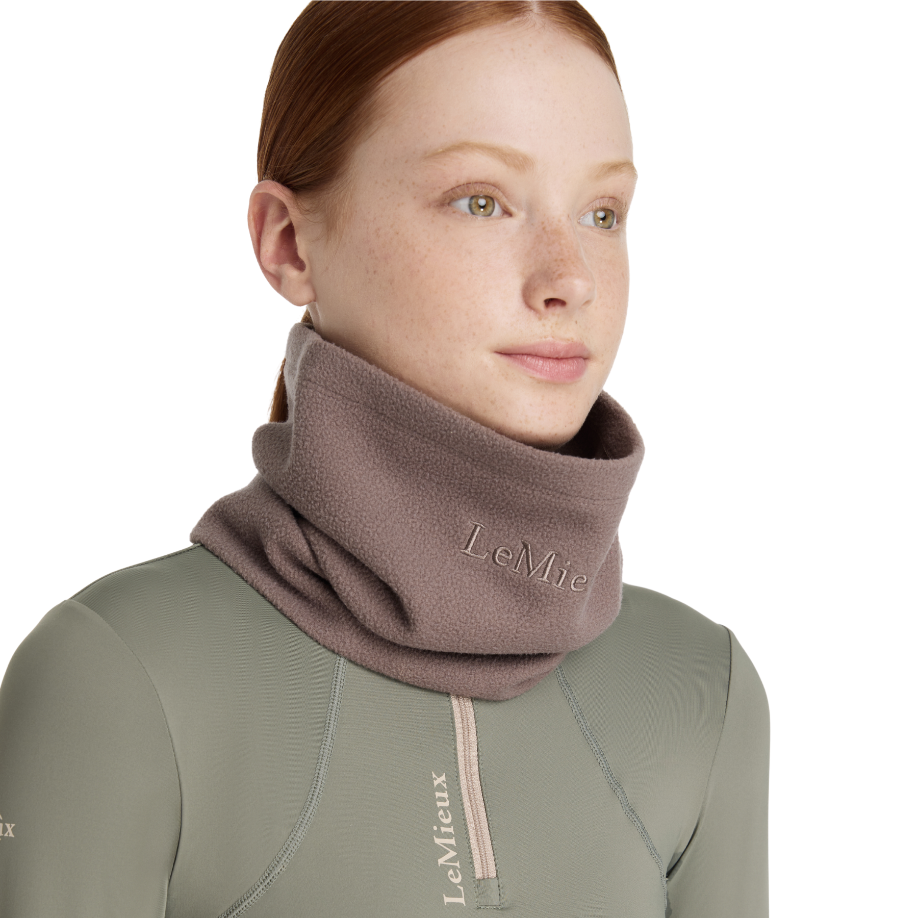 LeMieux Fleece Snood, Walnut
