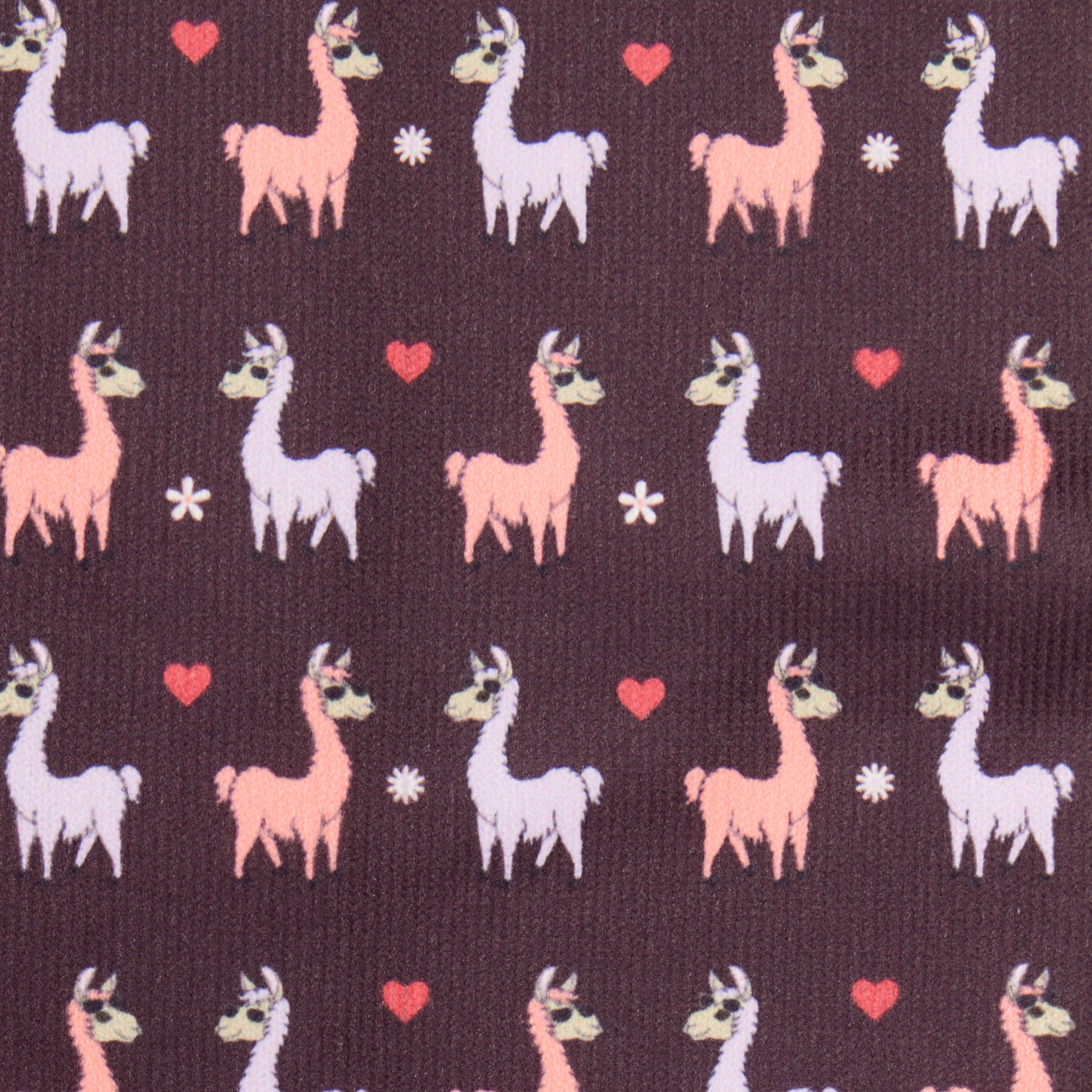 LeMieux Footsie Socks Llamas, Damson