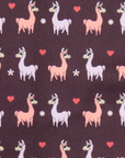 LeMieux Footsie Socks Llamas, Damson