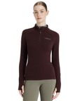 LeMieux Frances Ladies Quarter Zip Fleece, Damson