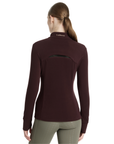 LeMieux Frances Ladies Quarter Zip Fleece, Damson