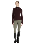 LeMieux Frances Ladies Quarter Zip Fleece, Damson